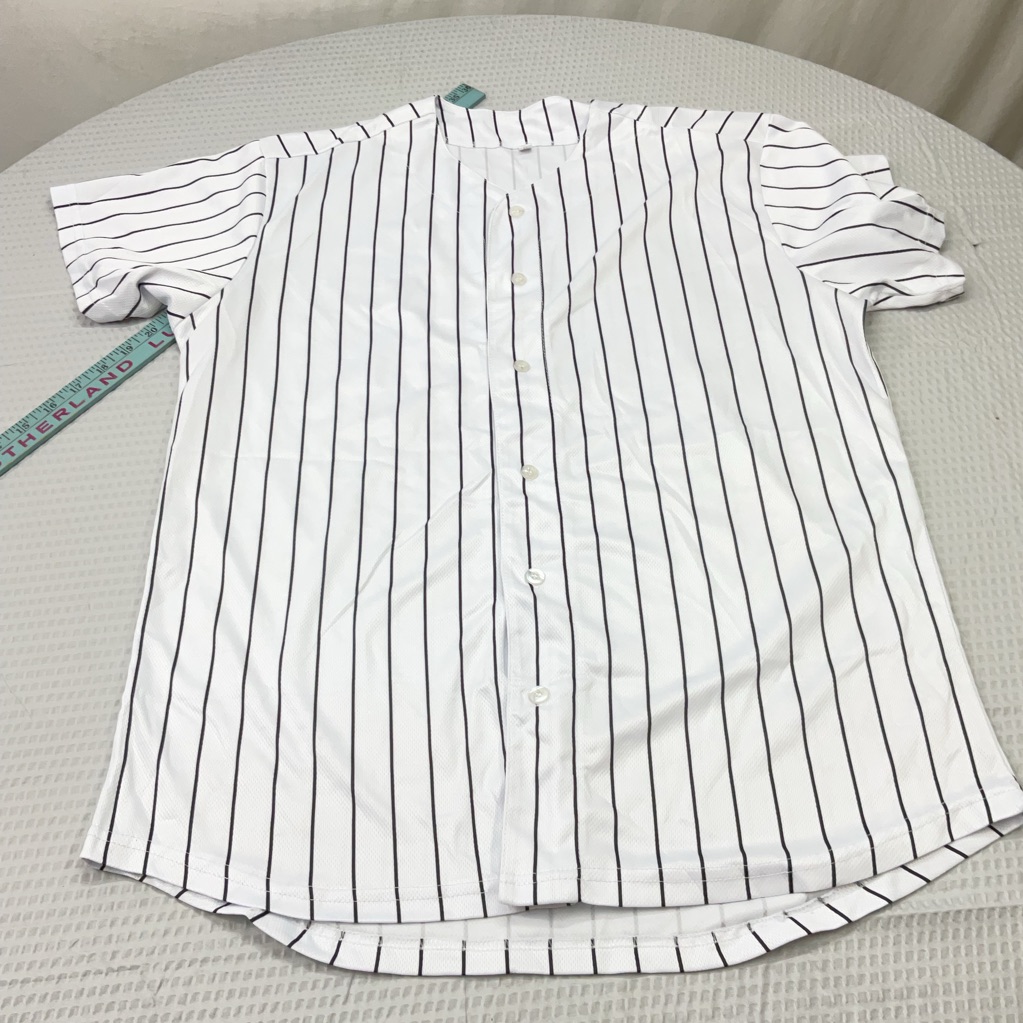 Classic White And Black Striped Men's Jersey